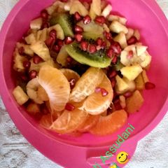 A picture of Healthy and Tasty Fruit chaat.