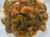 Ayam pare tumis sambel terasi