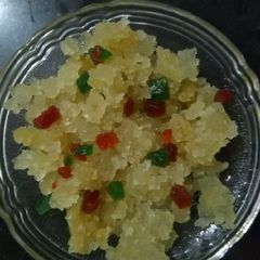 A picture of Seera Halwa.