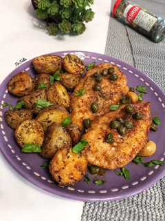 صورة لوصفة بيكاتا دجاج بحبوب الكابري والليمون 🐔 Lemon Chicken Piccata