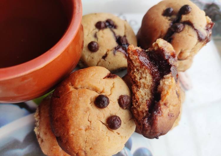 Nutella stuffed cookies