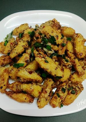 A picture of Baby Corn pepper fry.