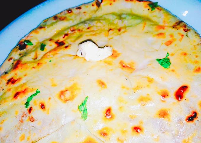 Simple Way to Make Super Quick Homemade Potato kulcha/naan