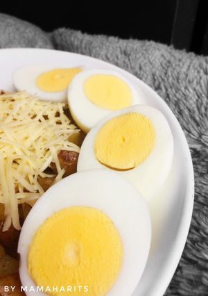 Foto resep Merebus telur hanya 5menit, hemat gas