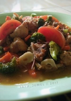 Foto resep Ayam cah brokoli