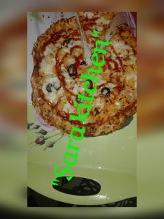صورة لوصفة بيتزا بالفراخ غير شكل