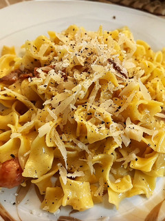 Una foto de Pasta a la carbonara (receta tradicional)