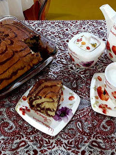 عکسی از دستور کیک زبرا (دورنگ)