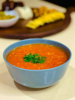 عکسی از دستور سوپ گوجه فرنگی