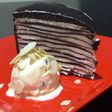 Chocolate mille crepes