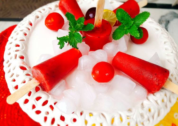 Recipe of Favorite Tasty Plum Popsicles