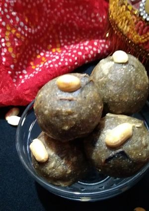 A picture of Bajra churma Laddoo.