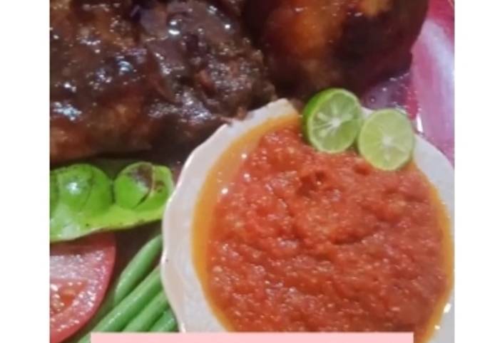 Cara Gampang Membuat Ayam bakar Oven &amp;amp; sambal goreng, Sempurna
