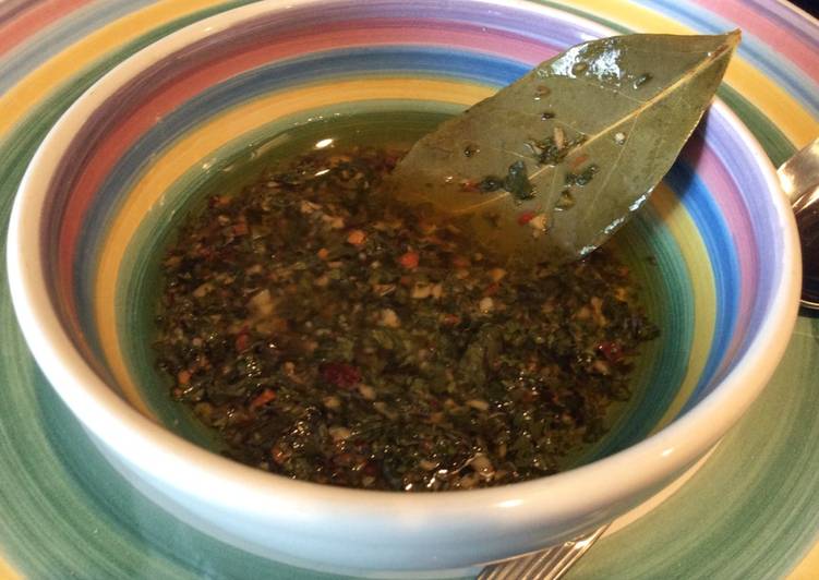 Receta De Chimichurri Peruano Recipe Chimichurri Sauce