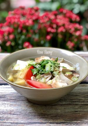 Hình của món Canh Chua Nấu Chay.