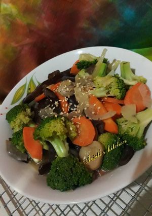 Foto resep Brokoli kuah jamur