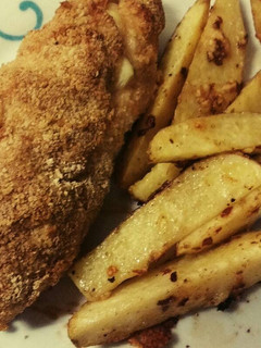 Una foto de Pechuga rellena con papas picantes