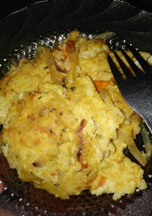 Foto resep Omelette oat onion