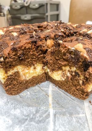Foto resep Chocolate Marble Cheesecake