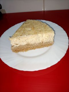 Una foto de Tarta de queso y crema cacahuetes