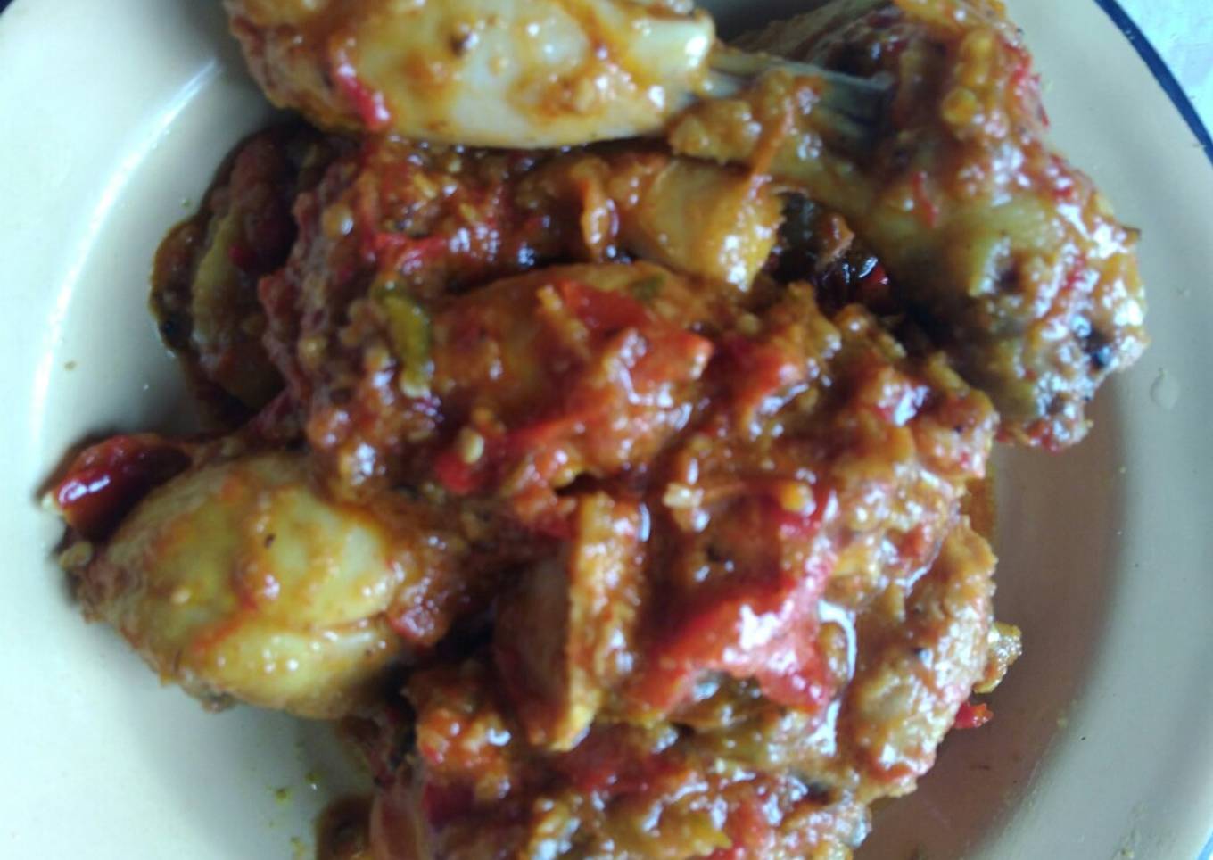 Ayam balado sederhana