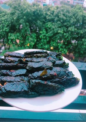 Hình của món Chả lá lốt chay.