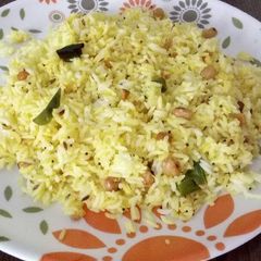 A picture of Raw Mango Rice (Mango pulihora).