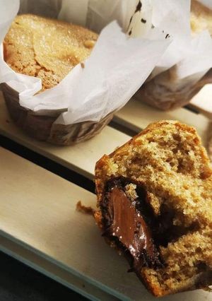 Une photo de Muffins coeur chocolat