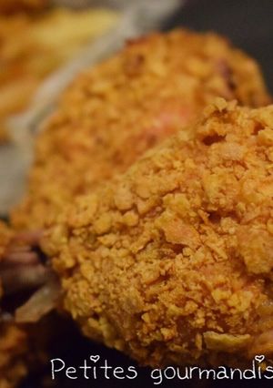 Une photo de Poulet croustillant au four
