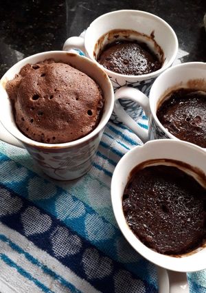 Una foto de Magdalenas de chocolate (microondas)