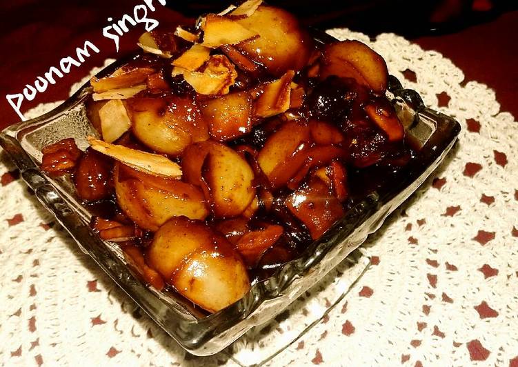 Recipe of Super Quick Homemade Awla navratan Chutney