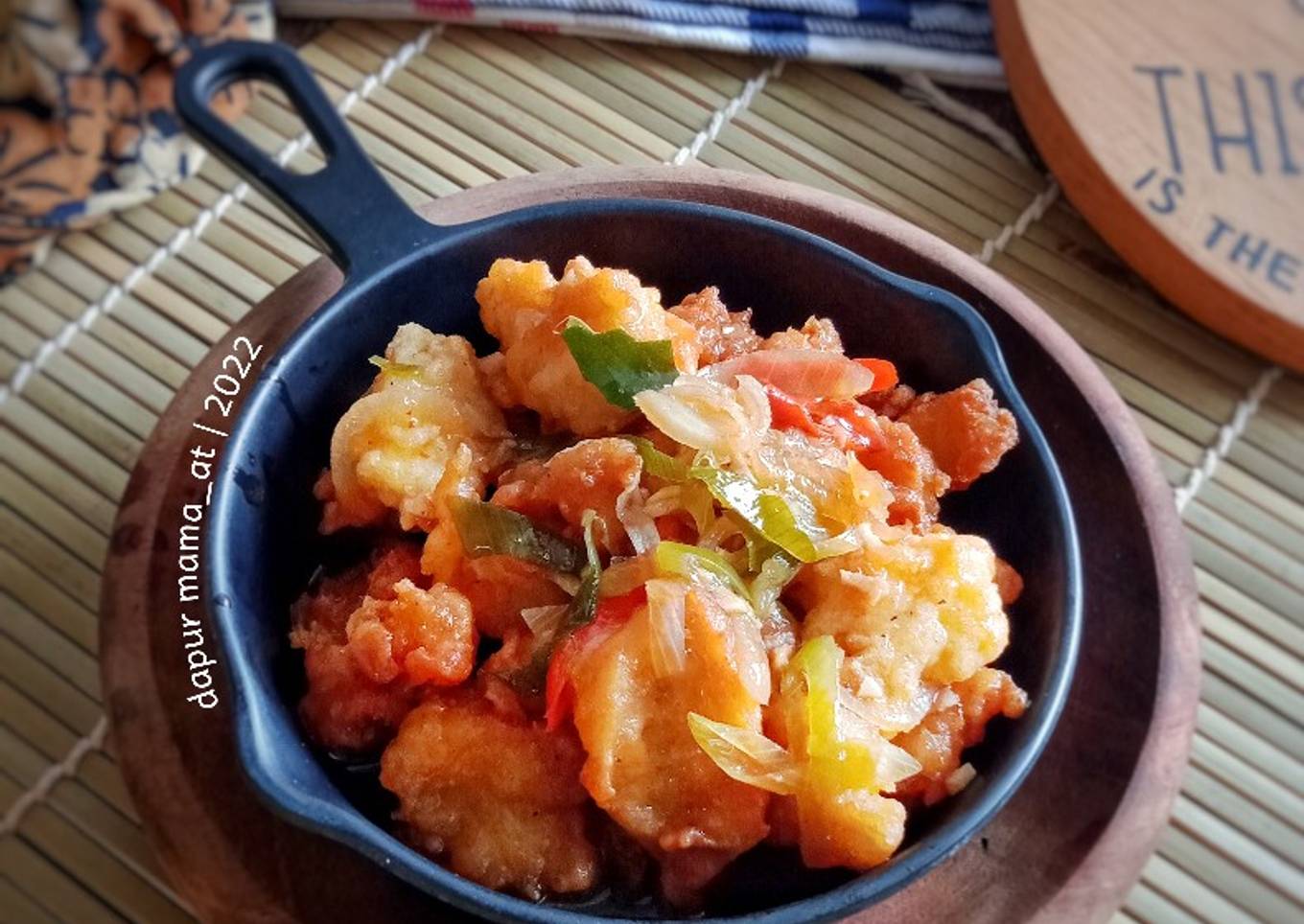Kakap Goreng Tepung Saos Asam Manis