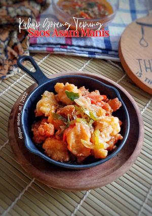 Foto resep Kakap Goreng Tepung Saos Asam Manis