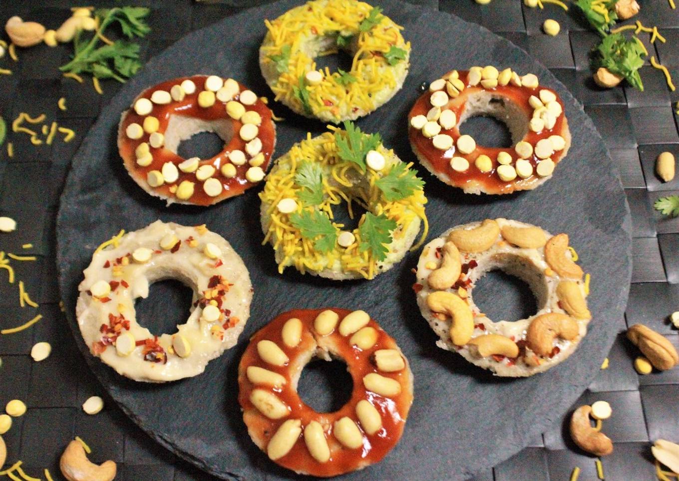 Oats Idli Doughnuts