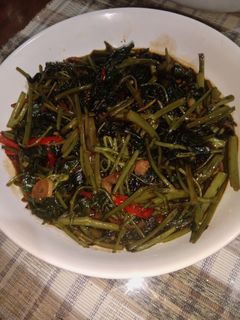 Foto resep Ca Kangkung Terasi Saus Tiram