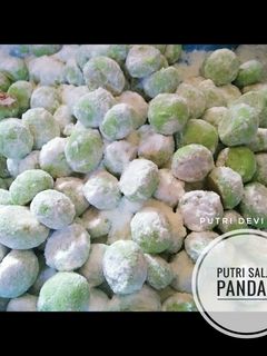 Foto resep Kue Putri Salju Pandan