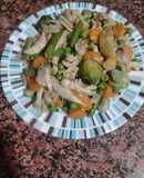Menestra con pollo