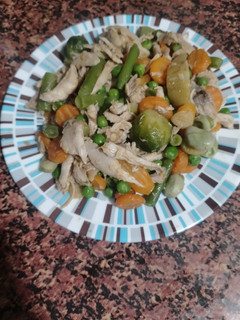 Una foto de Menestra con pollo
