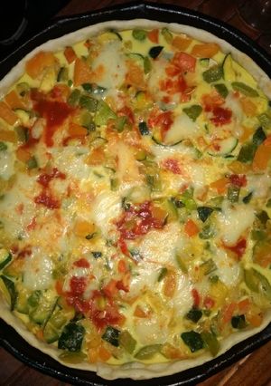 Una foto de Tarta Soufflé de verduras