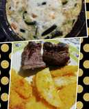 Menú completo en el horno (almuerzo y cena)