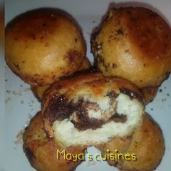 A picture of Stuffed nutella buns.