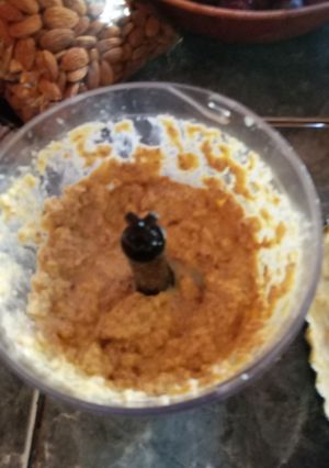 Una foto de Frangipane o crema de almendras