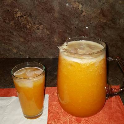 Agua fresca de papaya con piña Receta de  Cookpad