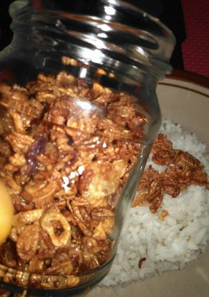 Foto resep Bawang goreng kriyuk homemade