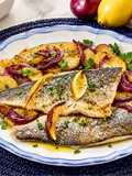 Filetes de lubina al horno