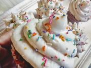 Una foto de buttercream sin azucar
