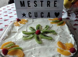 Foto de Delicia de Pão de Ló e Frutas