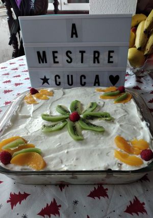 Foto de Delicia de Pão de Ló e Frutas