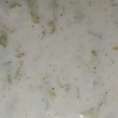 A picture of Cucumber Raita.