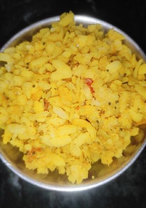 A picture of Masala poha.